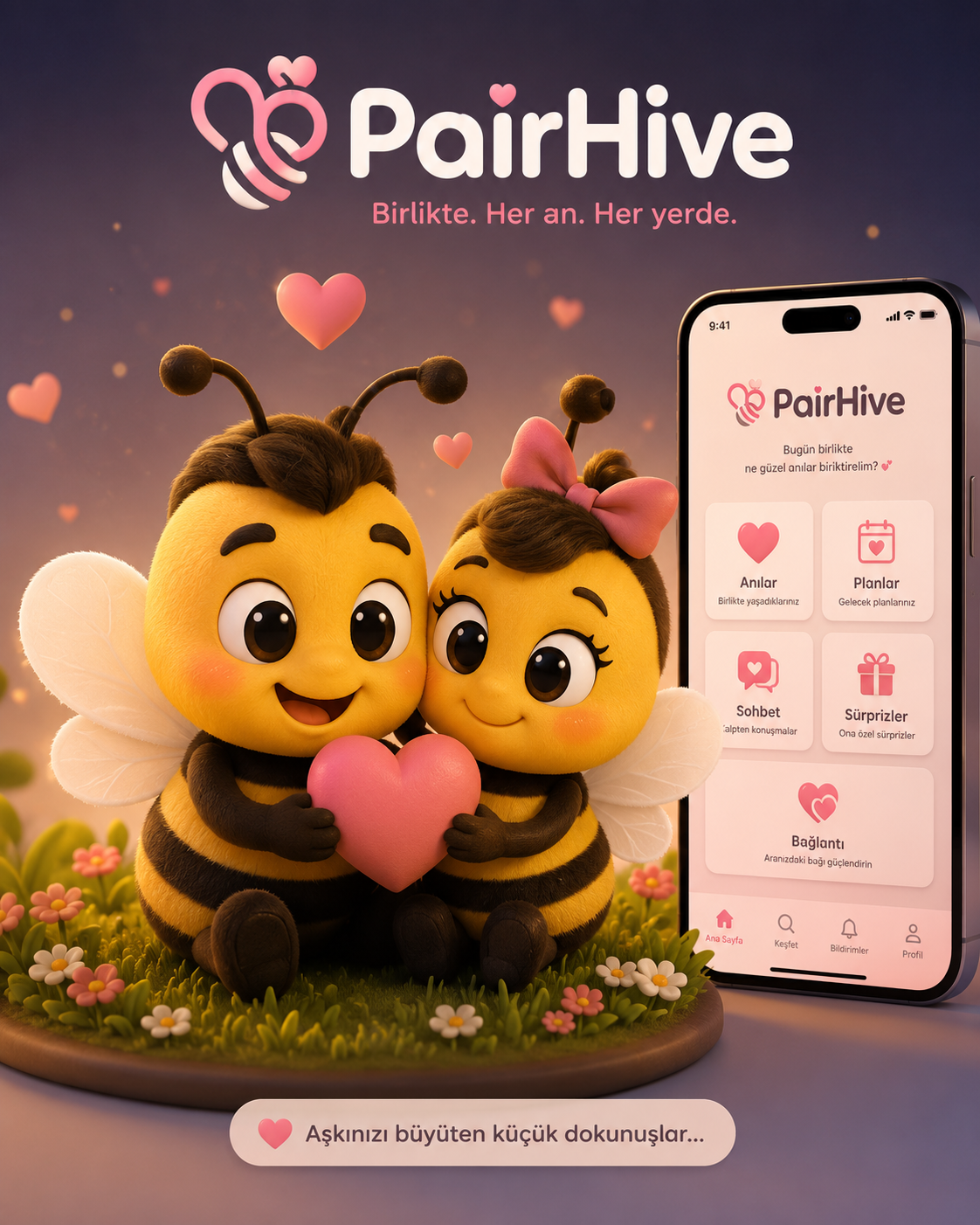 PairHive — couples app